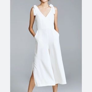 Amanda Uprichard White Jumpsuit